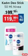 NİVEA KADIN DEO STİCK DEODORANT 50 ML NİVEA KADIN DEO STİCK DEODORANT 50 ML